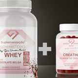 Combo Whey chocolate belga  + Creatina
